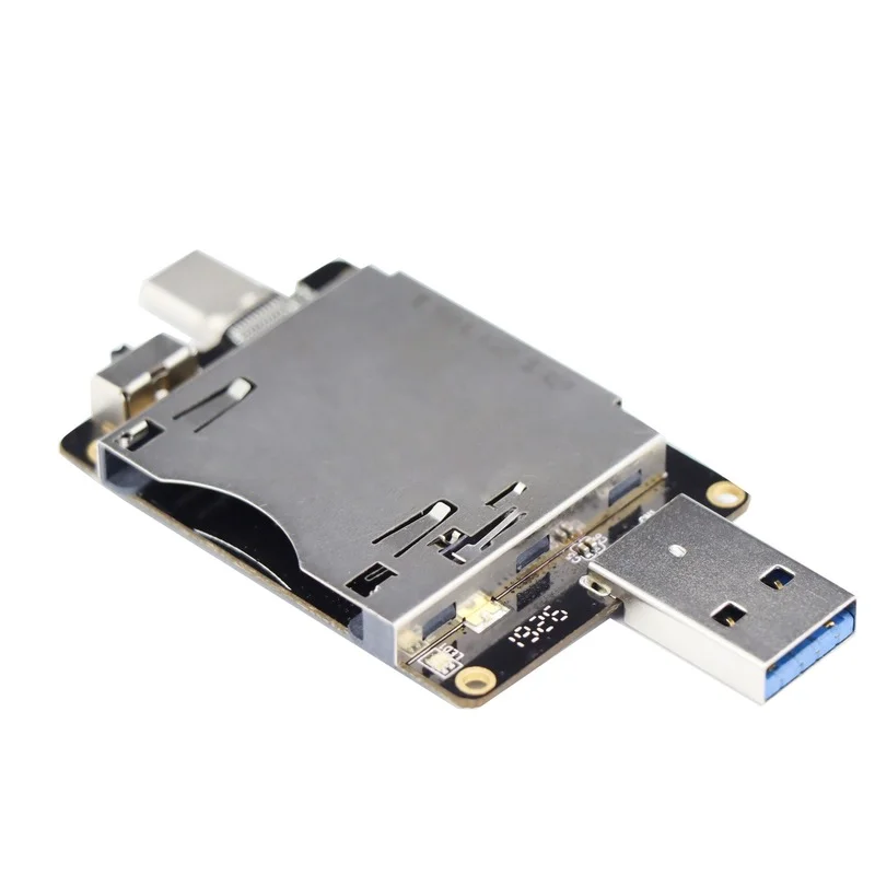 Card Reader USB3.1 TYPE C 10Gbps Support 2TB Dual Interface Ultrafast Transmission PH86A CFE Card Reader