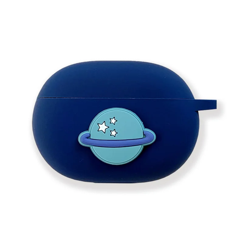 LLavero de astronauta de dibujos animados, estuche para auriculares Beats Studio Buds, Bluetooth inalámbrico, funda a prueba de golpes, caja de carga para auriculares