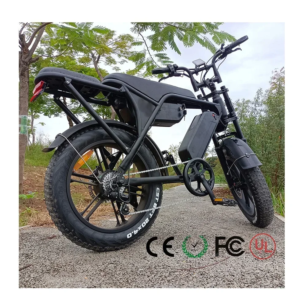 Origineel gloednieuw!! Hot sales V8 MAX e-bike lange afstand lithium off-road mountain ebike Fat Tire elektrische fiets e-bike