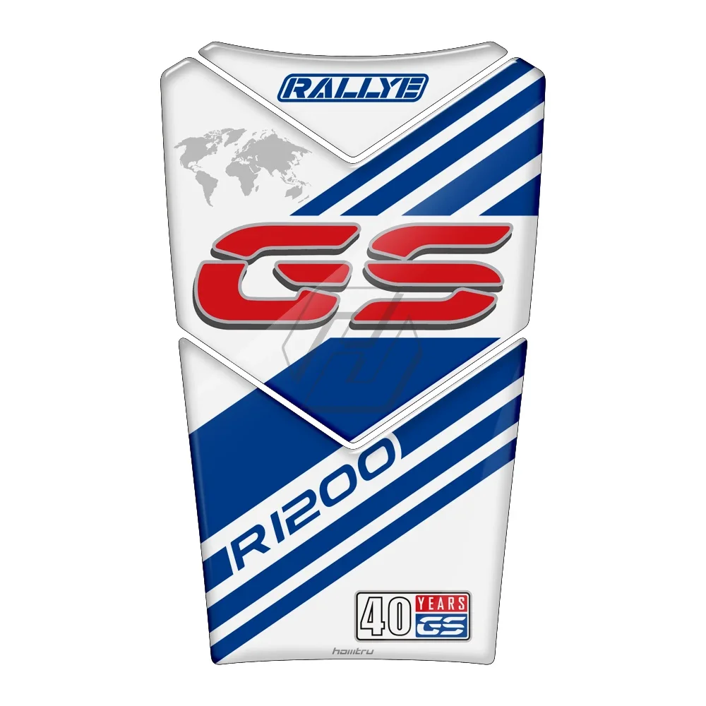 وسادة خزان الغاز الراتنج ثلاثية الأبعاد لسيارات BMW R1200GS Adventure 2014-2019 ملصق حماية تزيين الدراجة النارية