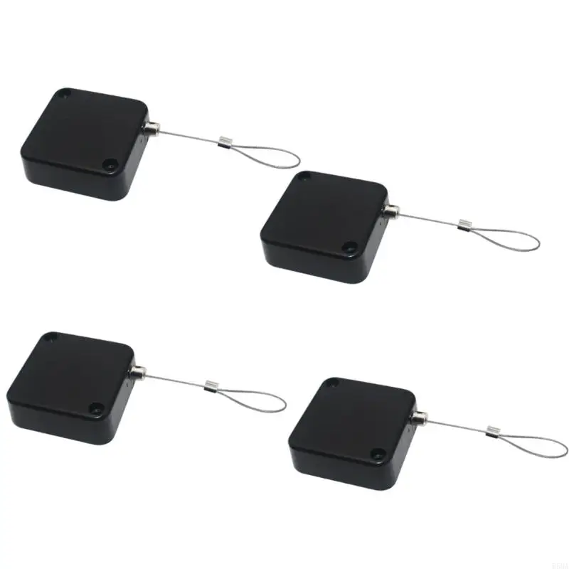 4pcs retráctil Remote Cable ajustable para hogar y oficina Use R58A