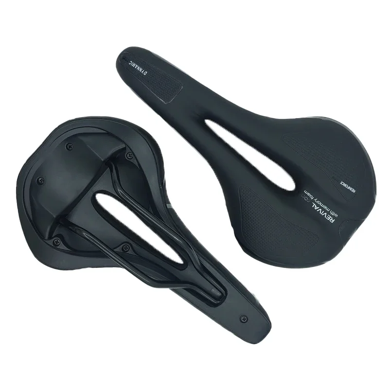 Thicken Bicycle Saddle Comfortable Shockproof Cycling Seat Hollow Non-slip Soft Cushion Travel MTB Road Bike Saddle