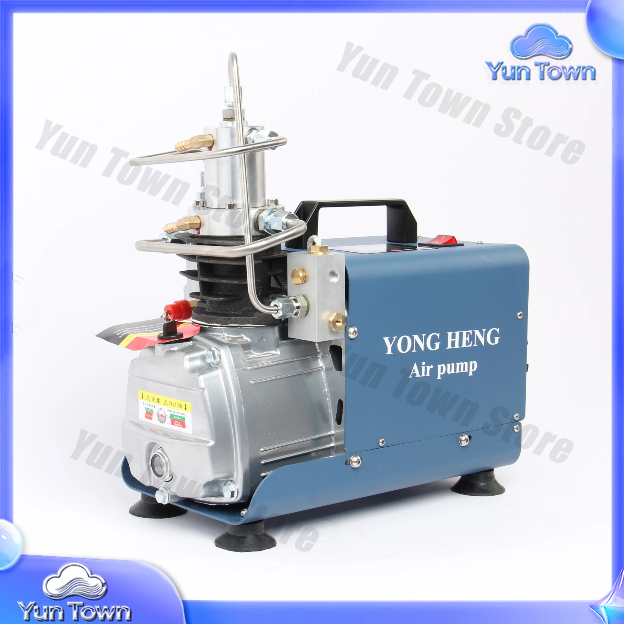 High Pressure Electric Air Compressor Pump for AUTO PCP Pneumatic Tank Set 110V 220V