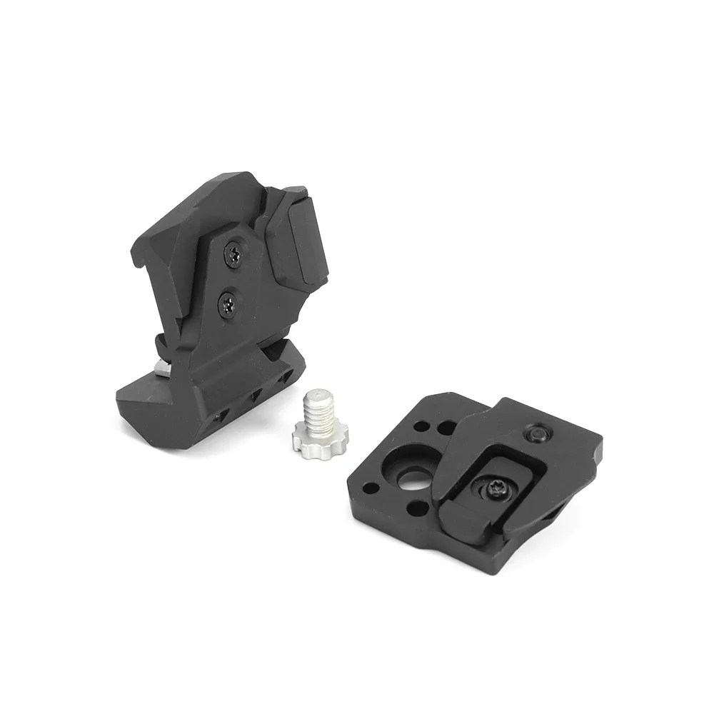 SPECPRECISION Tactical Parasitic Weapon Mount-Static (PWM-S) & HVM Shoe Combo 2PS Metal Helmet Mount