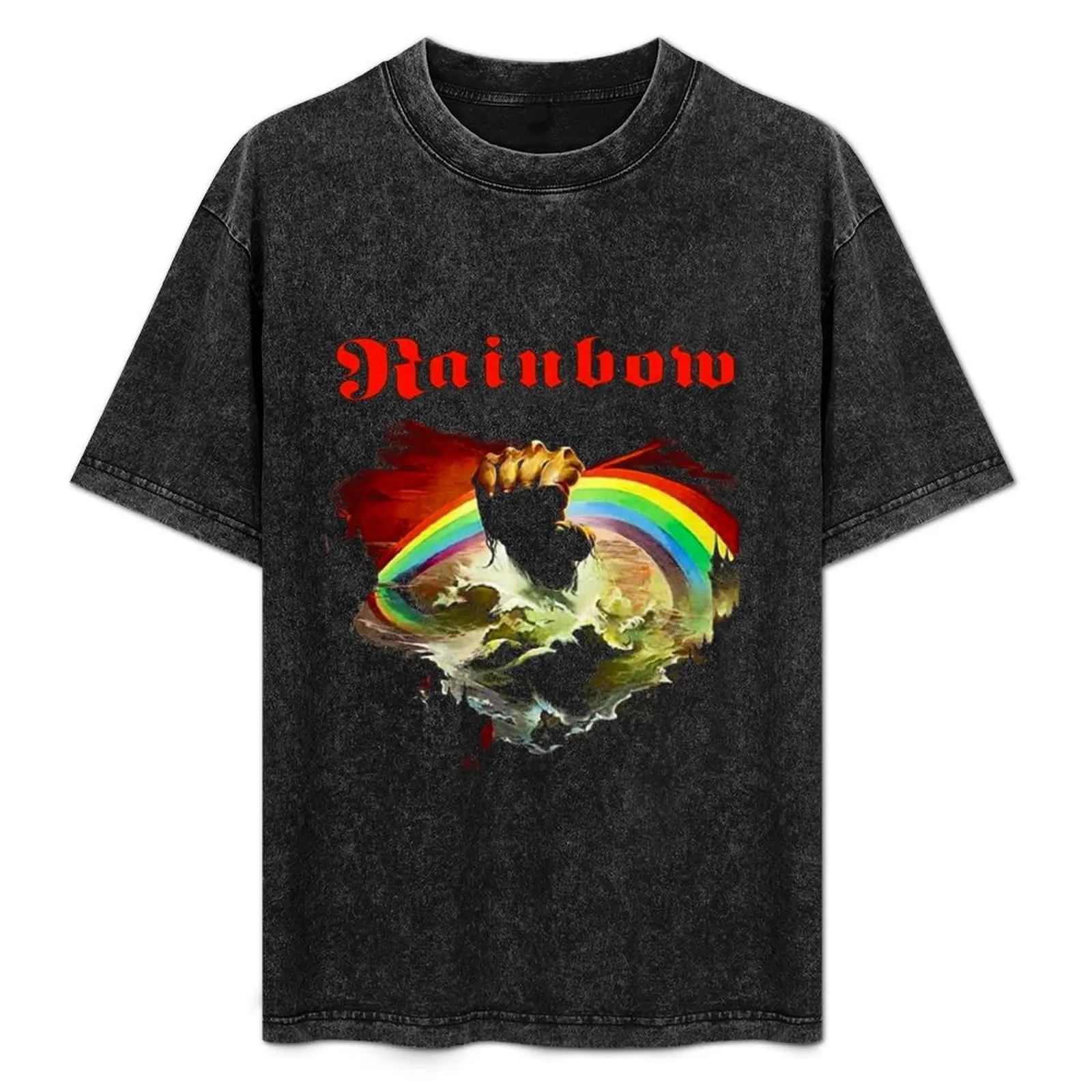 

Rainbow Rising Ritchie Blackmore Rock T-Shirt Big and Tall Loose Fit T-Shirt