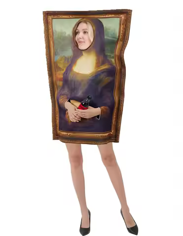 New Halloween Party Performance Costume Funny Prank Murals Clothing Campus Event Performance Jumpsuit