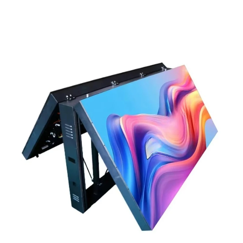 AOWE Advertising  Sign Outdoor  Wall Full Color Double Sided Programmable Message Digital Sign Board  Display Screen