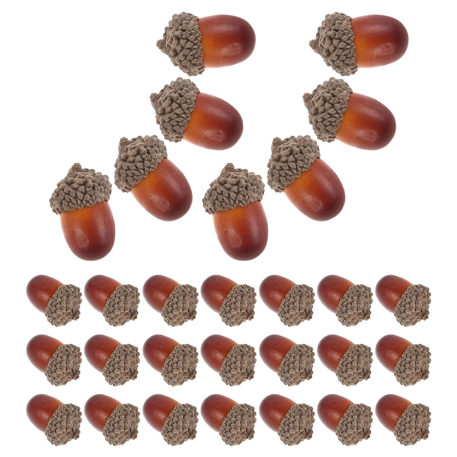 

40Pcs Artificial Acorn Decoration Faux Small Acorns Simulation for Fall Acorns Decor Thanksgiving Table Decor Farmhouse