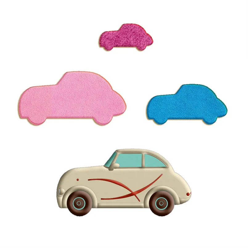 Four Specification Cartoon Transportation Tools,Leisure Sports Car,Plastic Molds,Cake Fondant Tools,Cookie Sushi Cutters