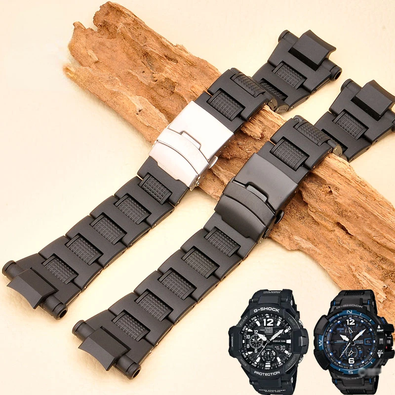 For Casio G-SHOCK Plastic Steel Watchbands Men's Air Fighter Ga1000/1100/4000gwa1000/A1100 Sports Series Accessories