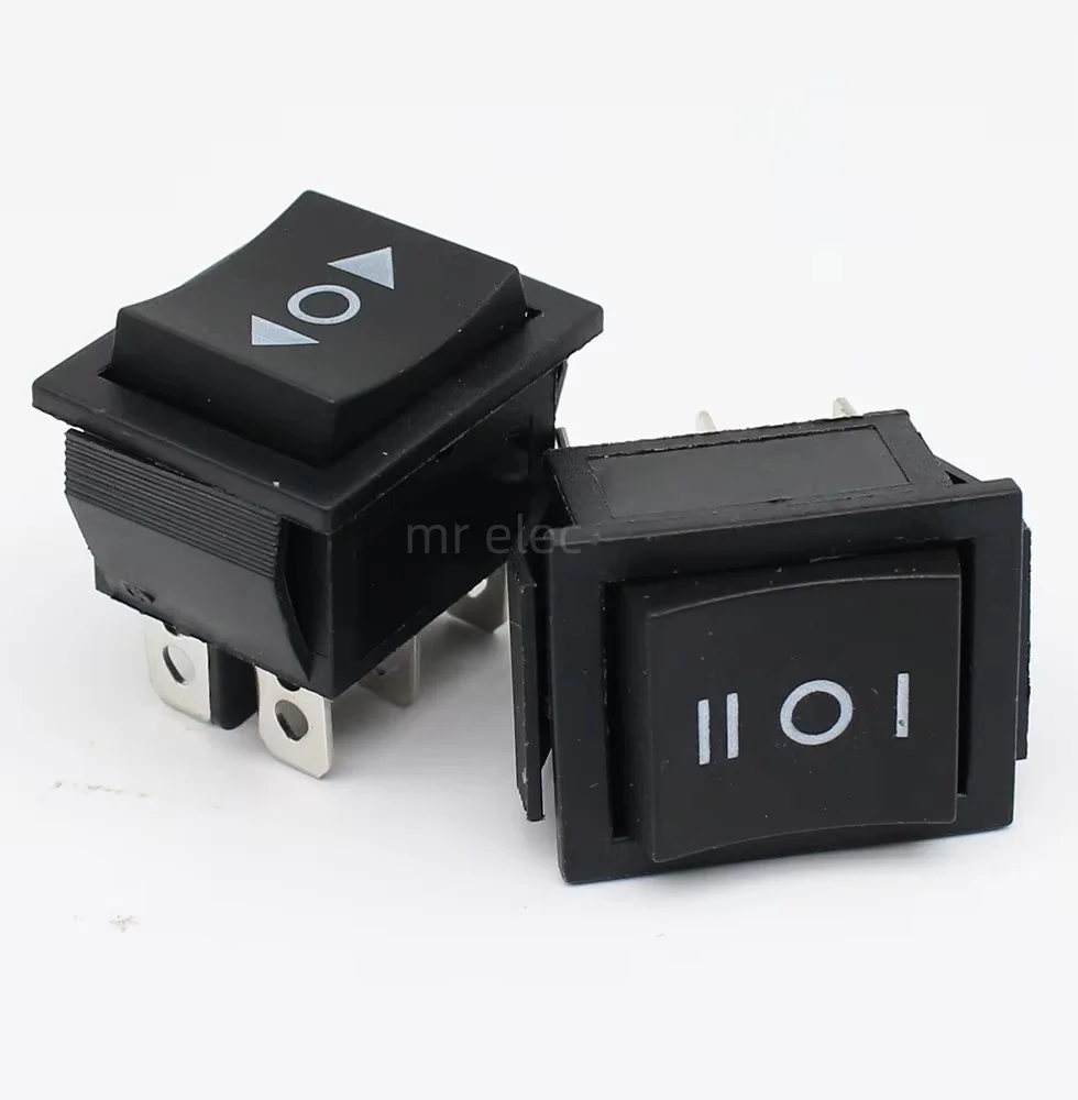 10PCS 6Pin 3Gears double throw forward reverse six leg threespeed power supply ship switch children electric car motorcycle KCD4