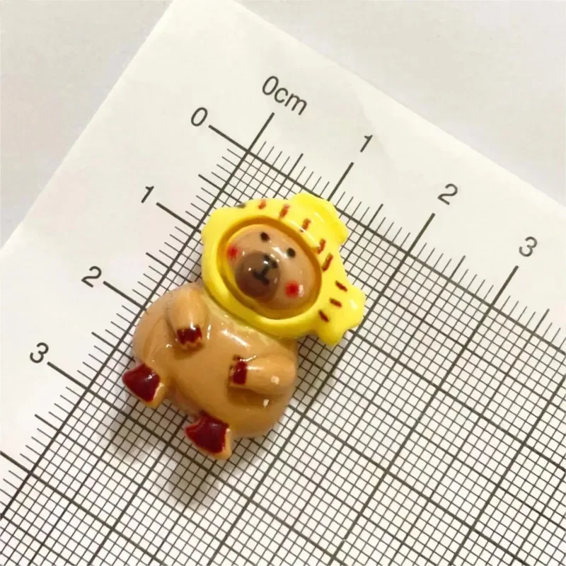 10 Pcs New Cute Cartoon bear, fruit water baby diy resin Cabochon Scrapbooking DIY Jewelry Hairpin Craft Decoration Accessories