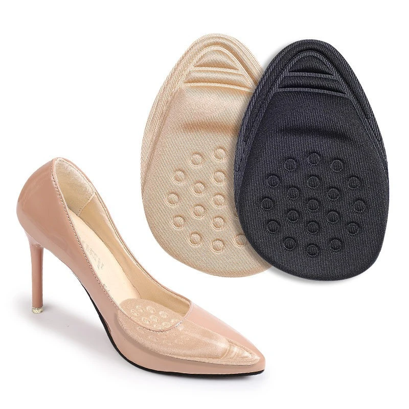Half Insoles for Shoes Inserts Forefoot Pad Non-slip Sole Cushion Reduce Shoe Size Filler High Heels Pain Relief Foot Care Pads