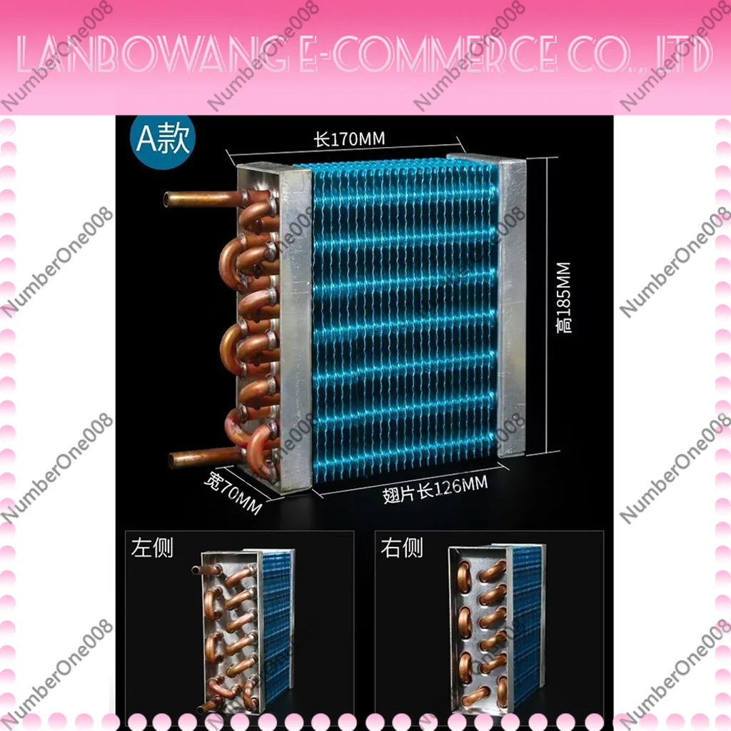 High Hydrophilic Aluminum Foil Heat Exchanger Evaporator Condenser Multiple Sizes For Refrigeration HVAC Equipment