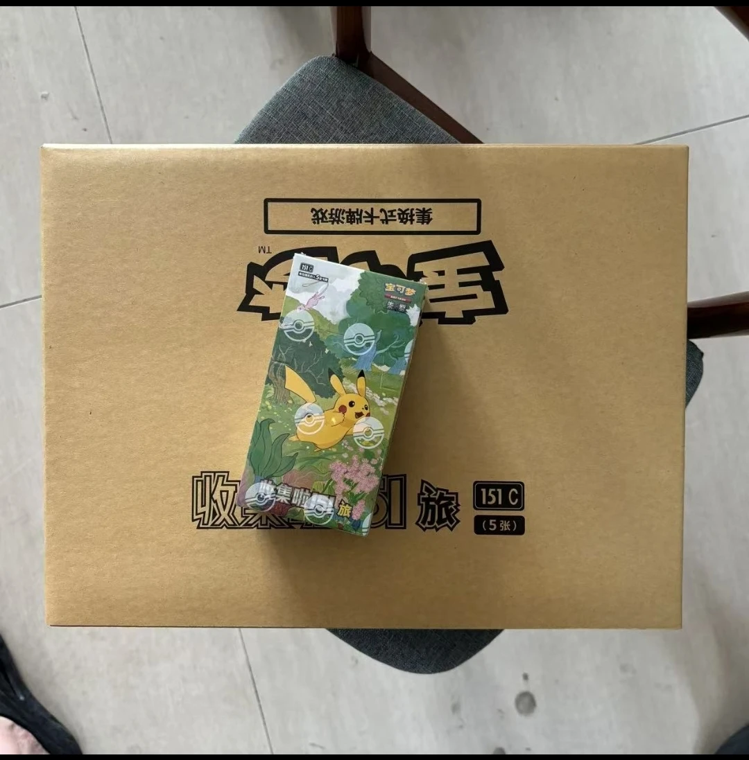 Simplified Chinese Scarlet Violet 151 Trading Cards, Collectible Game Card Box Set With High Rare Cards For Hobby Fans