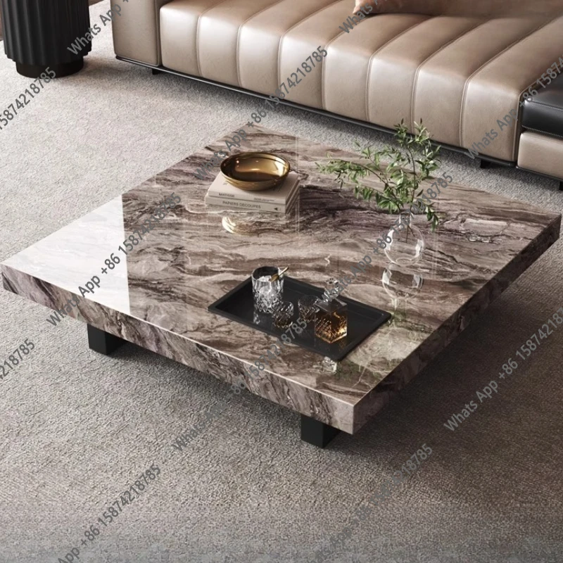 

Журнальный столик D Rock Slab: эстетичный, в стиле лайт-люкс, уникальный итальянский декор, аксессуар для гостиной, приставной столик, мебель