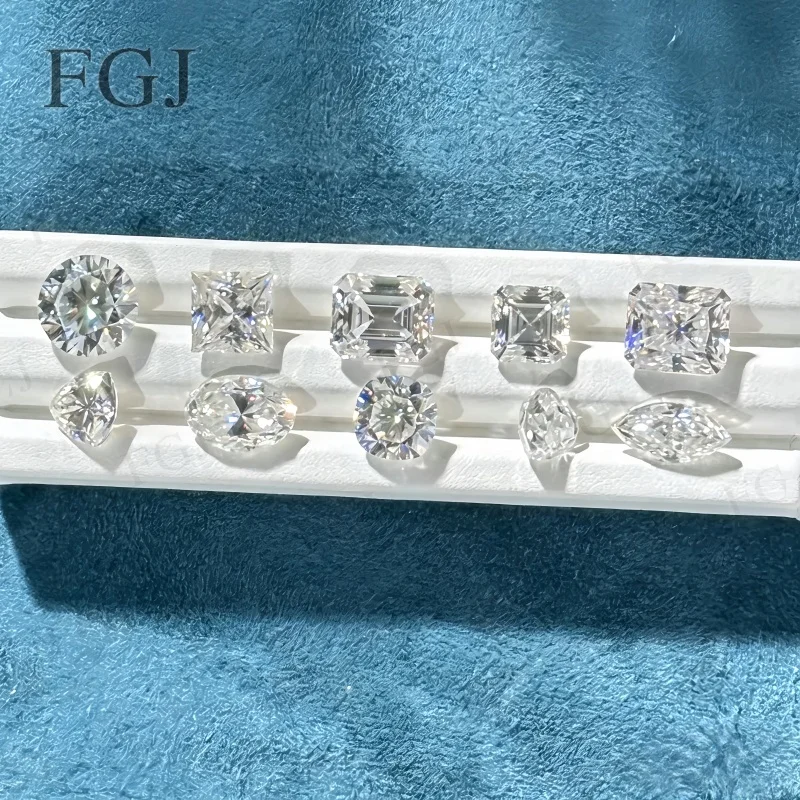 0,5ct-5ct Lose Weiße Kubische Zirkonia Steine 10 Verschiedene Schliffe 5A Qualität CZ Edelstein-Set für Schmuckherstellung Ring Halskette Großhandelspreis – Detail 8