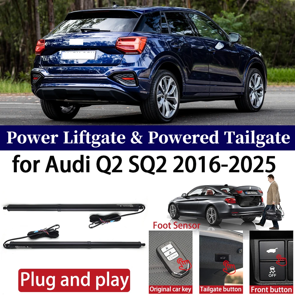

ZhuCamX for Audi Q2 SQ2 2016-2025 Car Auto Power Electric Tailgate Liftgate Lift Trunk Closer System Boot Lift Motor Kit