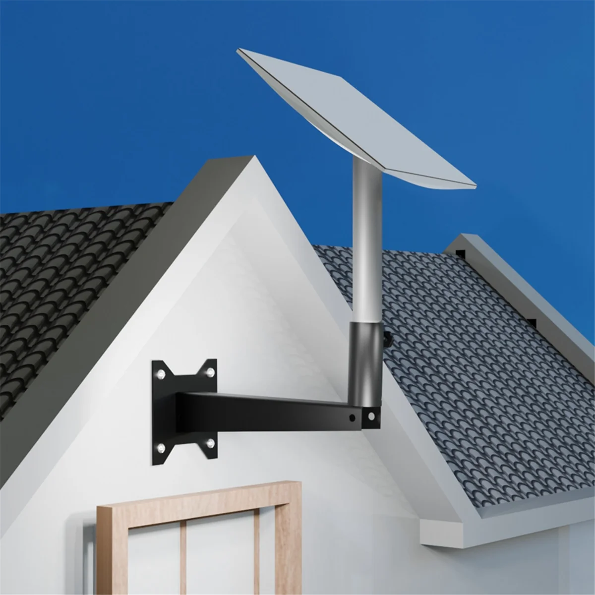 Wall Pole Roof Mount Bracket for Starlink V2,Mounting for Starlink Internet Kit Satellite,Outdoor TV Antenna Mounting image 6