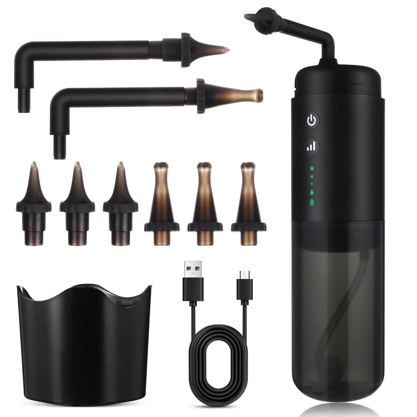 

Машина для чистки ушных каналов с питанием. Простота в использовании для дома или путешествий. Комплект «все в одном» с технологией смыва.