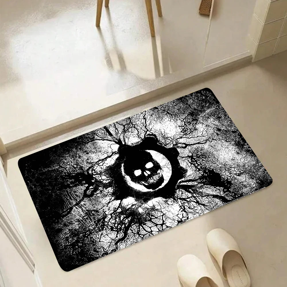 Game Gears Of War Floor Mat Doormats Home Carpet Foot Mat Bathroom Absorbent Mats Anti-Slip Mats Home Decor Supplies Carpets