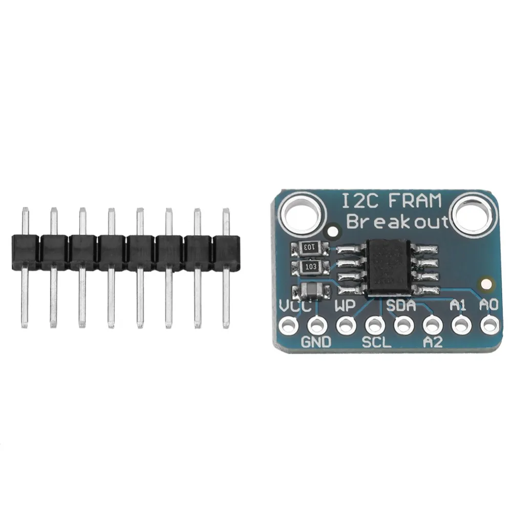 

​Non-Volatile​ FRAM Breakout Board​ I2C Interface​ ​32KB Memory​ ​I2C Breakout Board​ ​256Kbit Capacity ​2.7-5.5V Voltage​