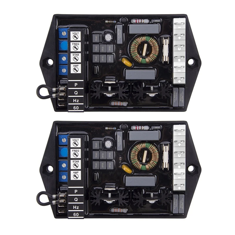 

2X For Marelli AVR Generator Automatic Voltage Regulator Electric Genset Voltage Control Adjustable Stabilizer M16FA655A