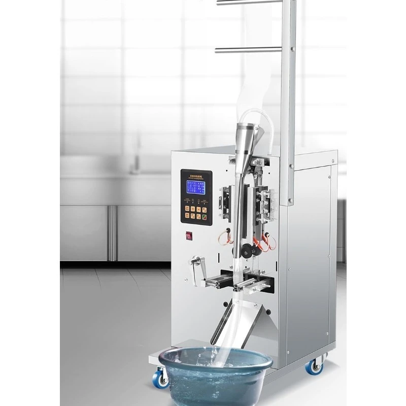 Automatic liquid filling machine, timing quantitative seasoning milk sealing machine