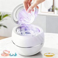 Ultrasonic Cleaning Machine Retainer Denture Ultrasound Cleaner High Frequency UV Ultrasonic Cleaner For Braces