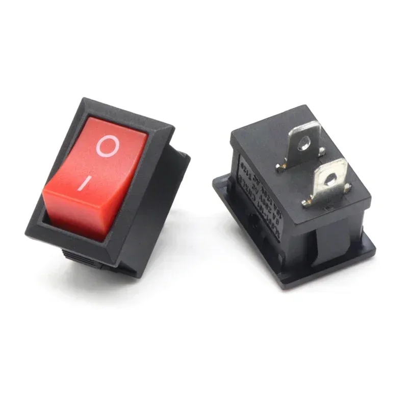 1/5/10pcs KCD1 Series Boat Car Rocker Switch 2/3/4/6 Pin 2/3 Position 6A/250V 10A/125V AC 15mm x 21mm Power Switches