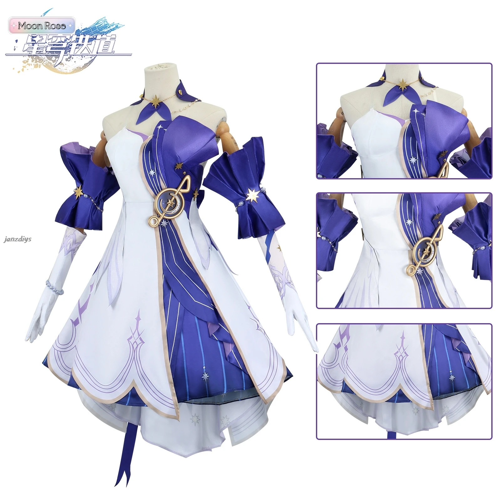 Disfraz del juego de Anime Robin Honkai Star Rail, ropa de Cosplay, uniforme de Alice Himora, Penacony, Idol, cantante, fiesta de Halloween