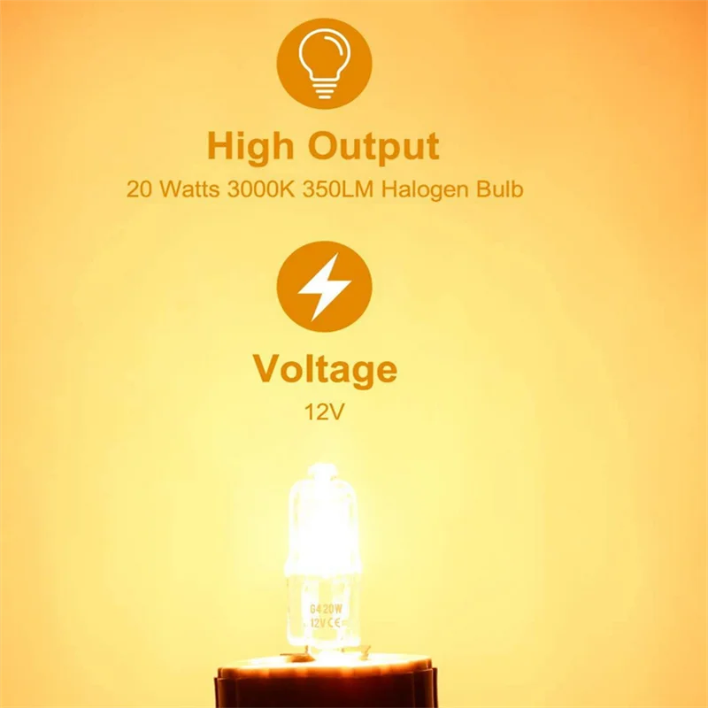 1/5/10PCS G4 12V 10W 20W Crystal Lamp Halogen Bulb LED Lamp Bulbs Eco Halogen Light Bulbs Capsule Inserted Beads