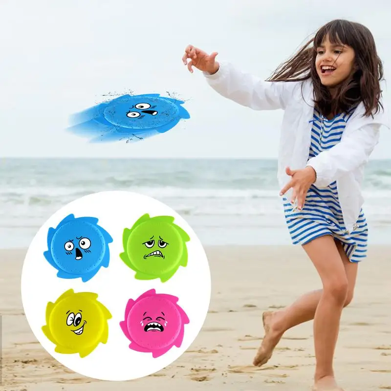 

Летающий диск с брызгами воды, детские игрушки, бассейн, спорт на открытом воздухе, летние пляжные игры для вечеринок, силиконовое летающее кольцо для детей