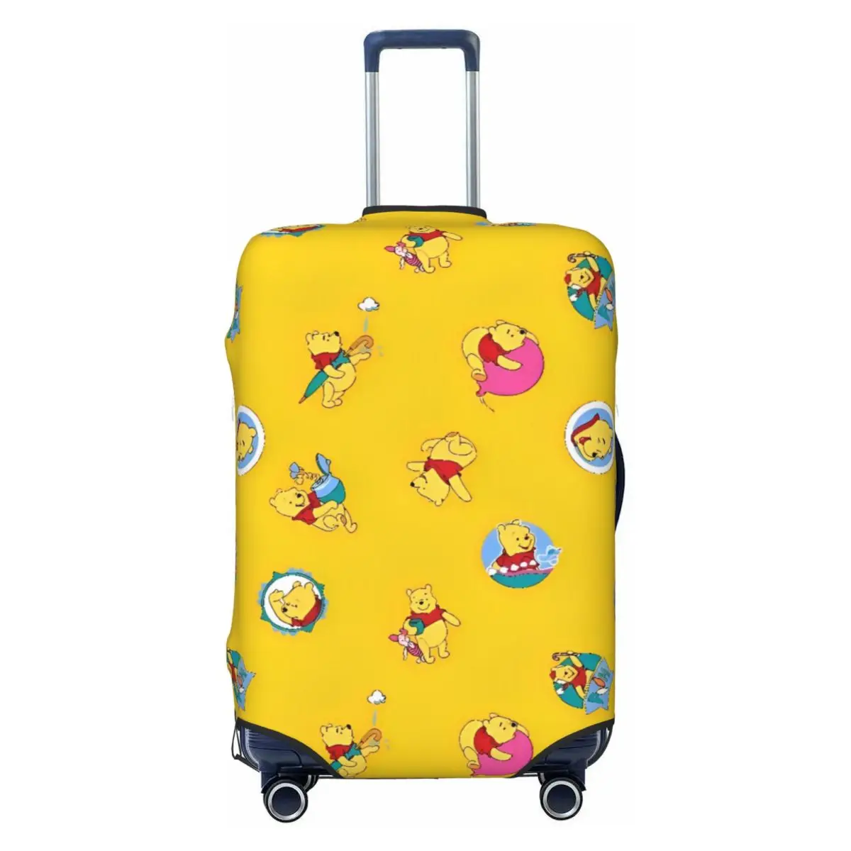 

Винни Пух поросенок медведь животное мультфильм чехол для чемодана защита для путешествий отпуск эластичные аксессуары для багажа
