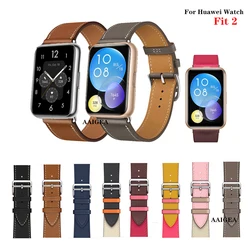 Leather Band Strap+Connector With adapter for Huawei Watch Fit 3 / Fit 2 / Fit / Fit SE New special edition Bracelet