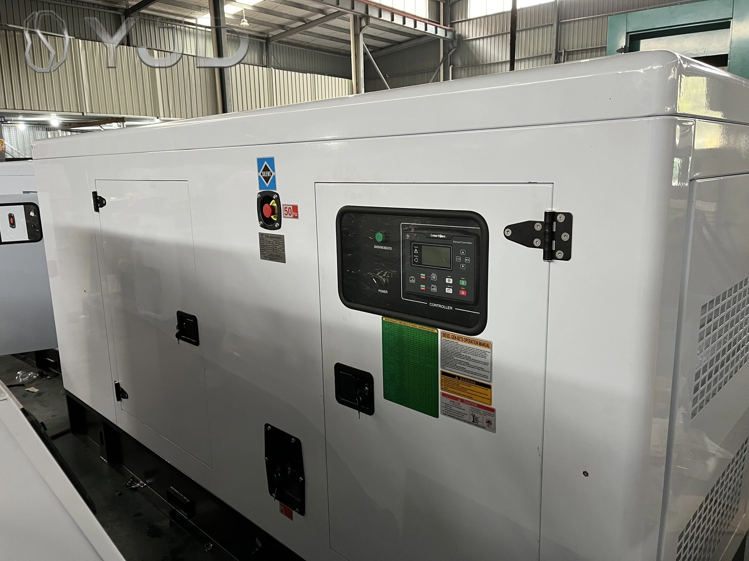 150KW 60HZ Low Noise Generator Three Phase (254/440V) Super Silent 1800RPM Electric Start for Airport