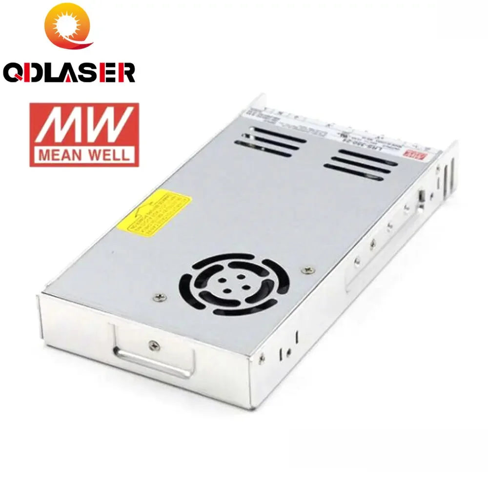

QDLASER CRS-350-24/36/48 Импульсный источник питания 24 В 14,6 А 36 В 9,7 А Выход для шагового двигателя CO2 Станок для лазерной резки