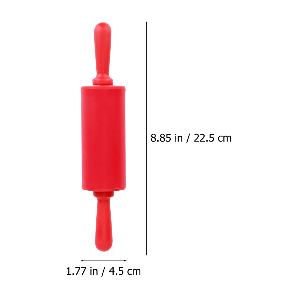 

2Pcs Premium Plastic Rolling Sticks Dough Rollers for Fondant Pizza Ravioli Tortillas Household Baking Tools Clay Tools