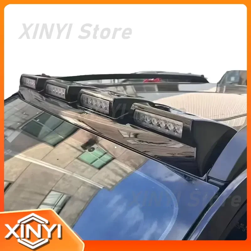 for Ranger ABS Front Roof LED Kit Modification Black 4 Led Front Top Spotlights Roof Spoiler Light Roof Lights