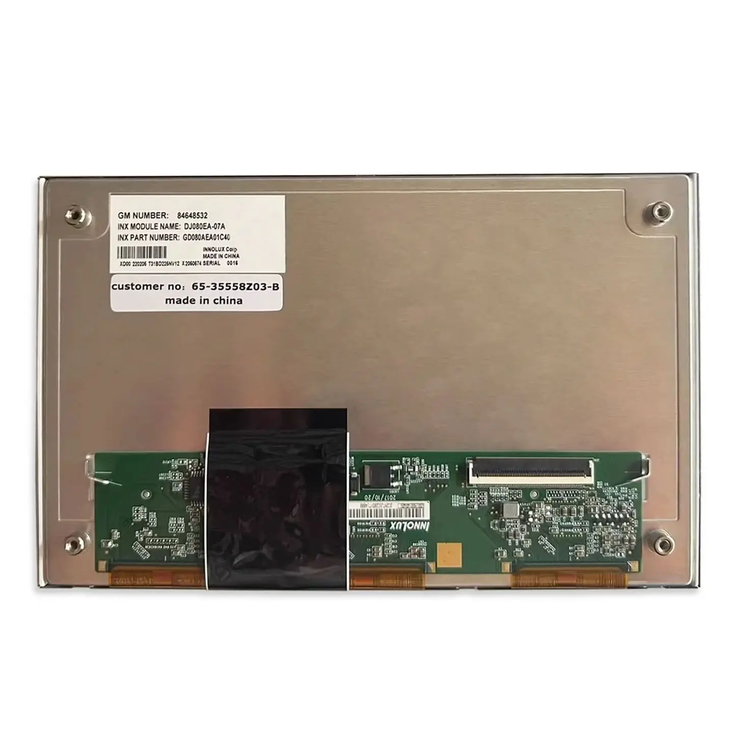 Peças de reposição originais da tela do display LCD DJ080EA-04A DJ080EA de 8 polegadas