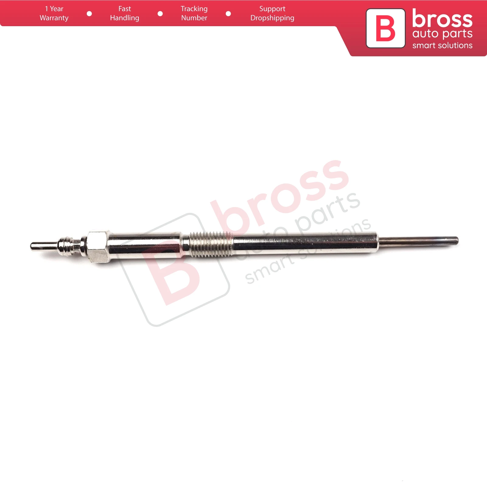 

Bross Auto Parts BGP56 1 Piece Heater Glow Plugs GX4161, 12291RBDE01, 12291RL0G01 for Honda 2.2 CDTI Fast Shipment Free Shipment