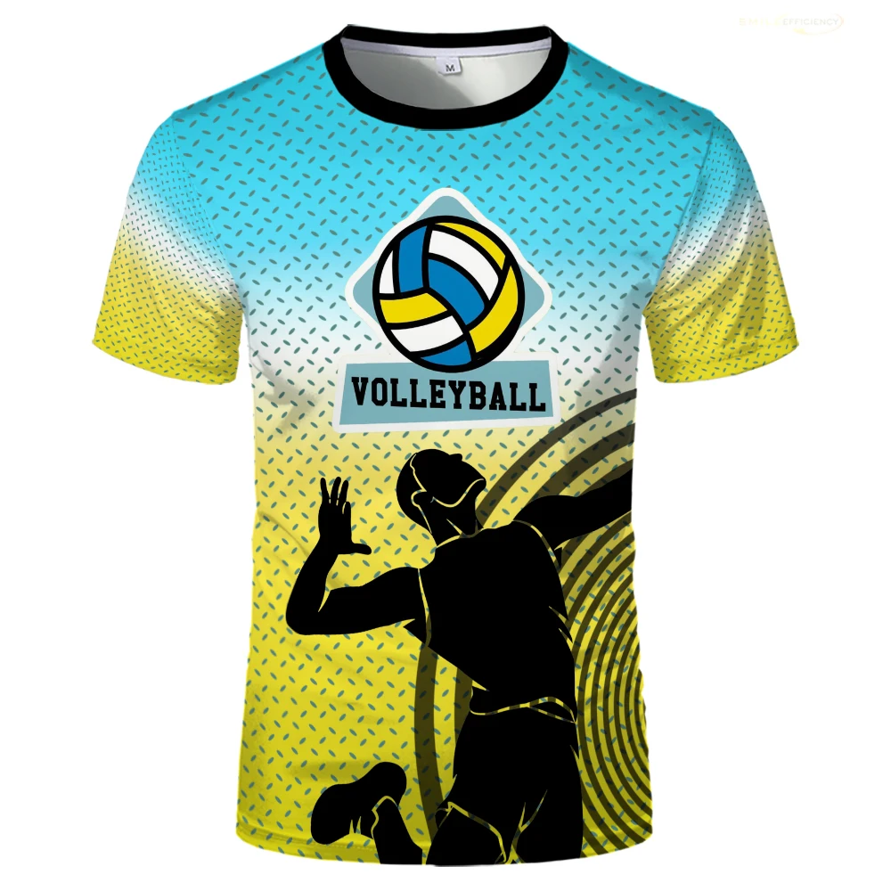 

Volleyball Clothes Men T-Shirt Badminton Tennis Jerseys Sportswear Casual T-Shirts Breathable Running Fitness Training Suit Tees