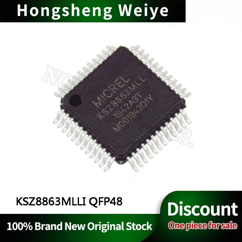 

1-10Pcs 100% New KSZ8863MLLI KSZ8863 QFP48 Ethernet Controller IC Chip In Stock DISCOUNT Sell