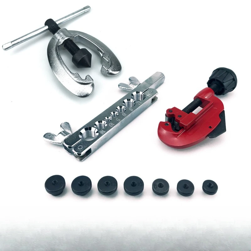 

7-Hole flanging reamer, automotive auto repair small copper pipe, copper pipe flanging reamer with flat head