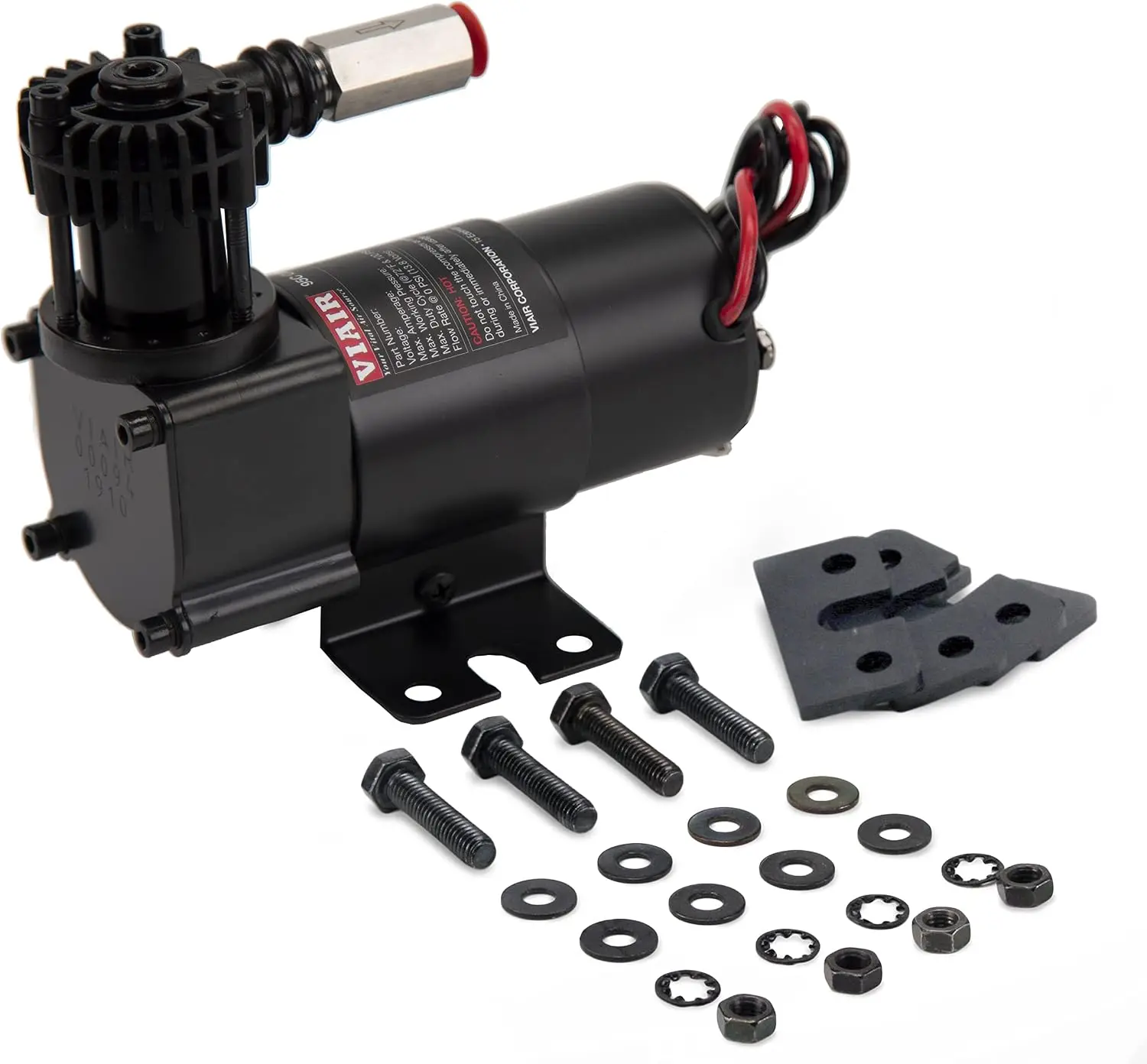 12/24 Volt Portable Electric Air Compressor, 1/4 HP, 1 Gallon, 120 PSI, Model# 95c