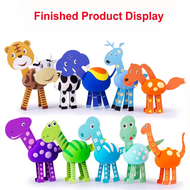 New 12PCS Animal Safe and Non-toxic Clay DIY Hand-made Modeling Educational Space Plasticine Toy Color Clay Set with Tools