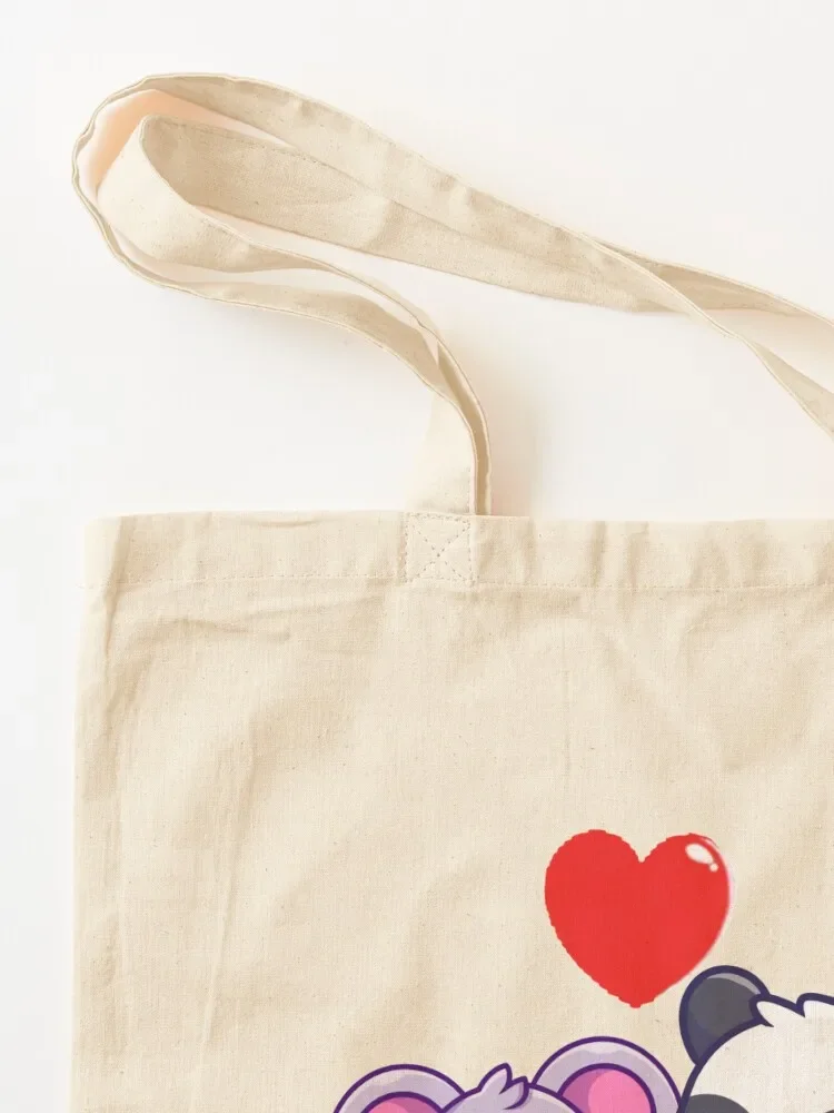 Cute Koala and panda cute animal friendly panda kawaii bears Tote Bag hand bag ladies great bag personalized tote