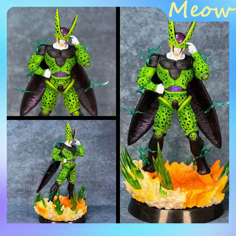 

40cm Z Perfect Cell Figure Lightning Cell Dragon Ball Figurine Action Figures Pvc Statue Collection Model Desk Decor Toys Gift