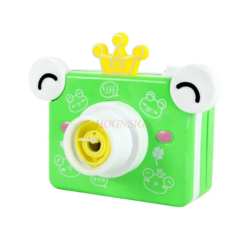 Bubble machine children's toy pig girl heart fully automatic electric bubble blowing camera