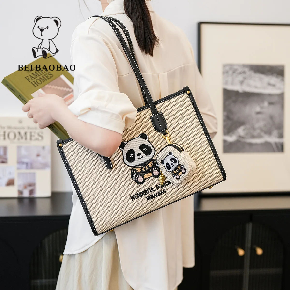 2024 Summer New Casual Style Shoulder Bag Korean Edition Ins Style Fashion Versatile Large Tote Women\'s Bag Bolso de mujer